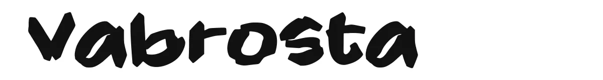 Vabrosta original font preview