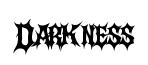 Darkness original font preview