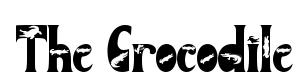 The Crocodile original font preview