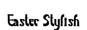 Easter Stylish original font preview