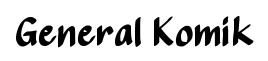 General Komik font preview