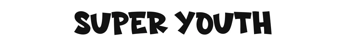 Super Youth font preview