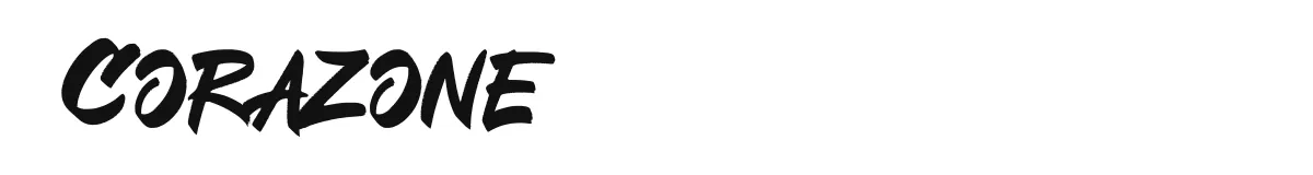 Corazone font preview