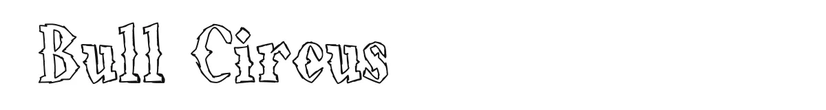 Bull Circus Outline preview
