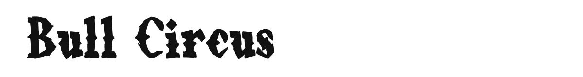 Bull Circus font preview