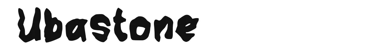 Ubastone original font preview