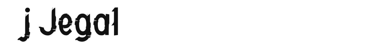 j Jegal font preview