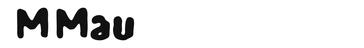 M Mau font preview