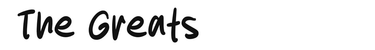 The Greats original font preview