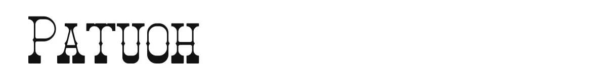 Patuoh font preview