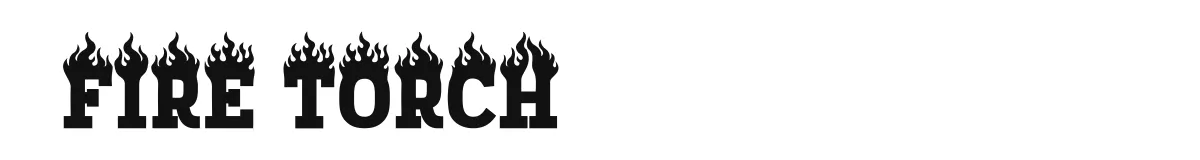 Fire Torch font preview