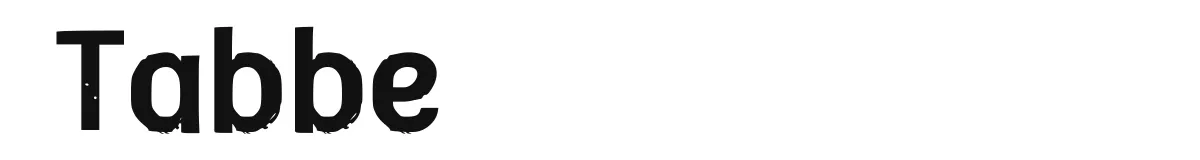 Tabbe original font preview