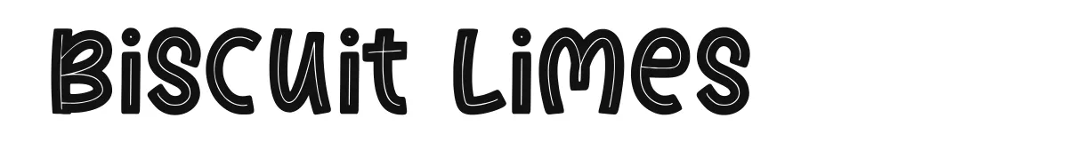 Biscuit Limes original font preview
