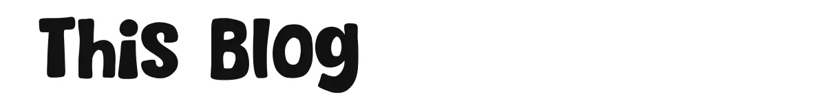 This Blog font preview