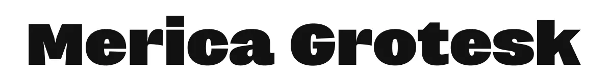 Merica Grotesk Mericagroteskblack Personal Use Only preview