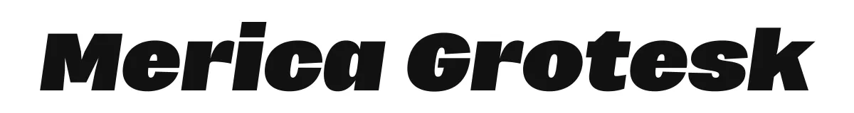 Merica Grotesk Mericagroteskblackitalic Personal Use Only preview