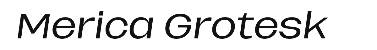 Merica Grotesk Mericagrotesklightitalic Personal Use Only preview