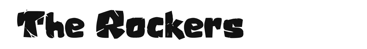 The Rockers original font preview