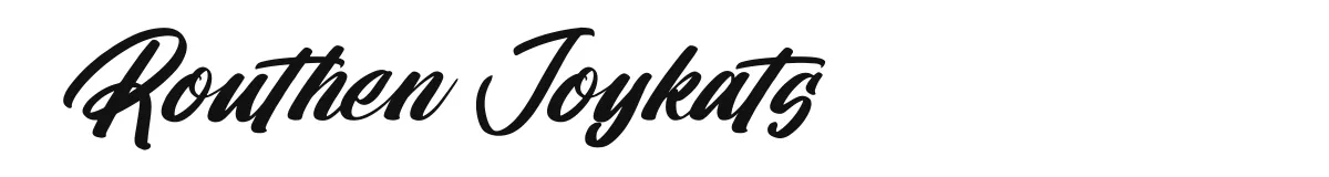 Routhen Joykats Italic Demo Version preview