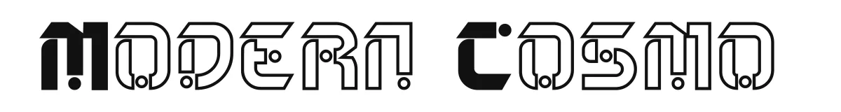 Modern Cosmo font preview