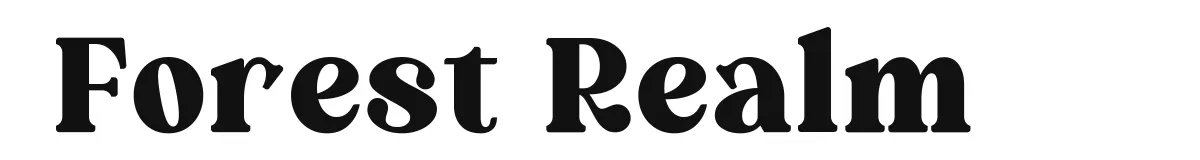 Forest Realm font preview