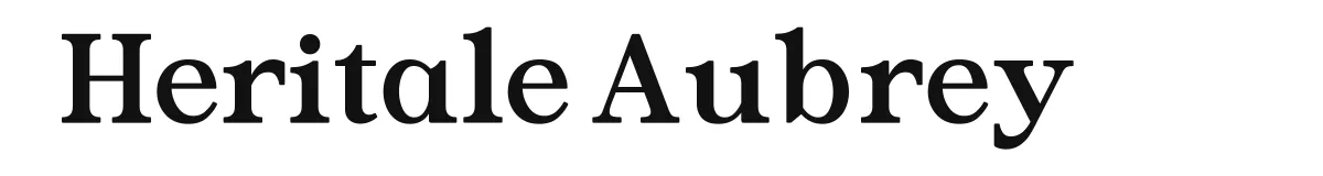 Heritale Aubrey font preview