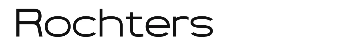 Rochters font preview