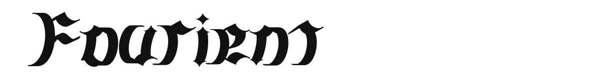 Fourient font preview
