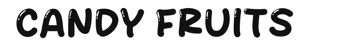 Candy Fruits original font preview