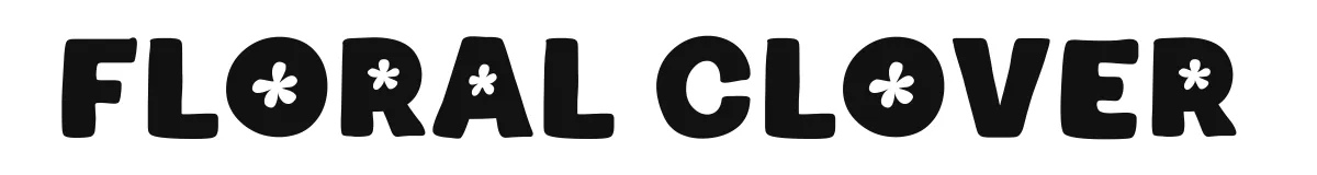 Floral Clover font preview