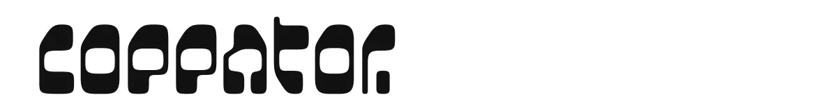 Coppator font preview