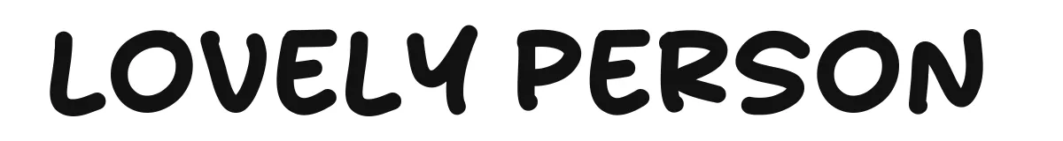 Lovely Person font preview