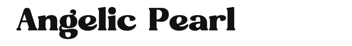 Angelic Pearl font preview