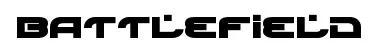 BATTLEFIELD original font preview