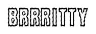 Brrritty original font preview