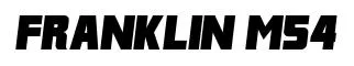 Franklin M54 Franklin Italic M54 preview