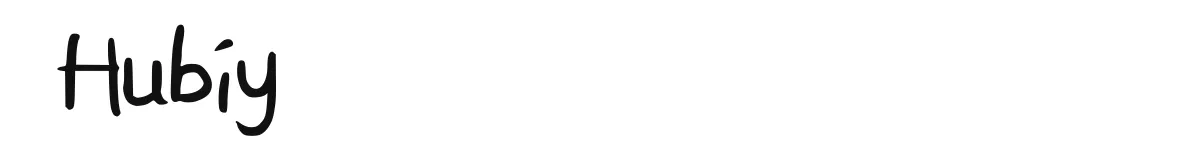 Hubiy original font preview