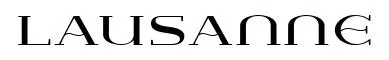 Lausanne original font preview