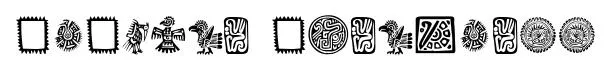 Mexican Ornaments original font preview