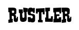 Rustler original font preview
