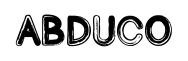 Abduco original font preview