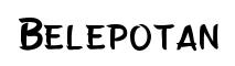 Belepotan original font preview