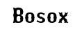 Bosox original font preview