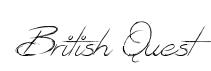 British Quest original font preview