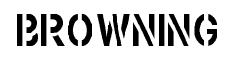 Browning original font preview