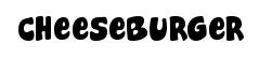 Cheeseburger original font preview