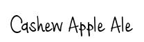 Cashew Apple Ale original font preview