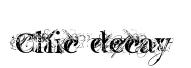 Chic decay original font preview