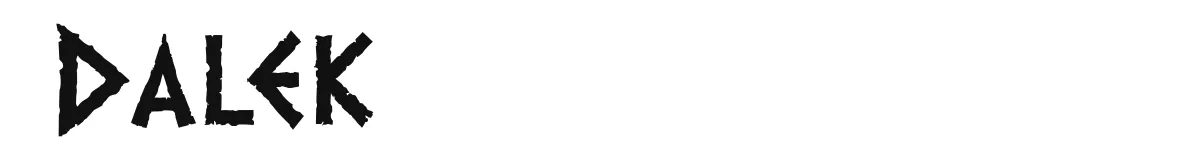 Dalek font preview
