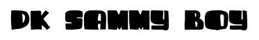 DK Sammy Boy original font preview